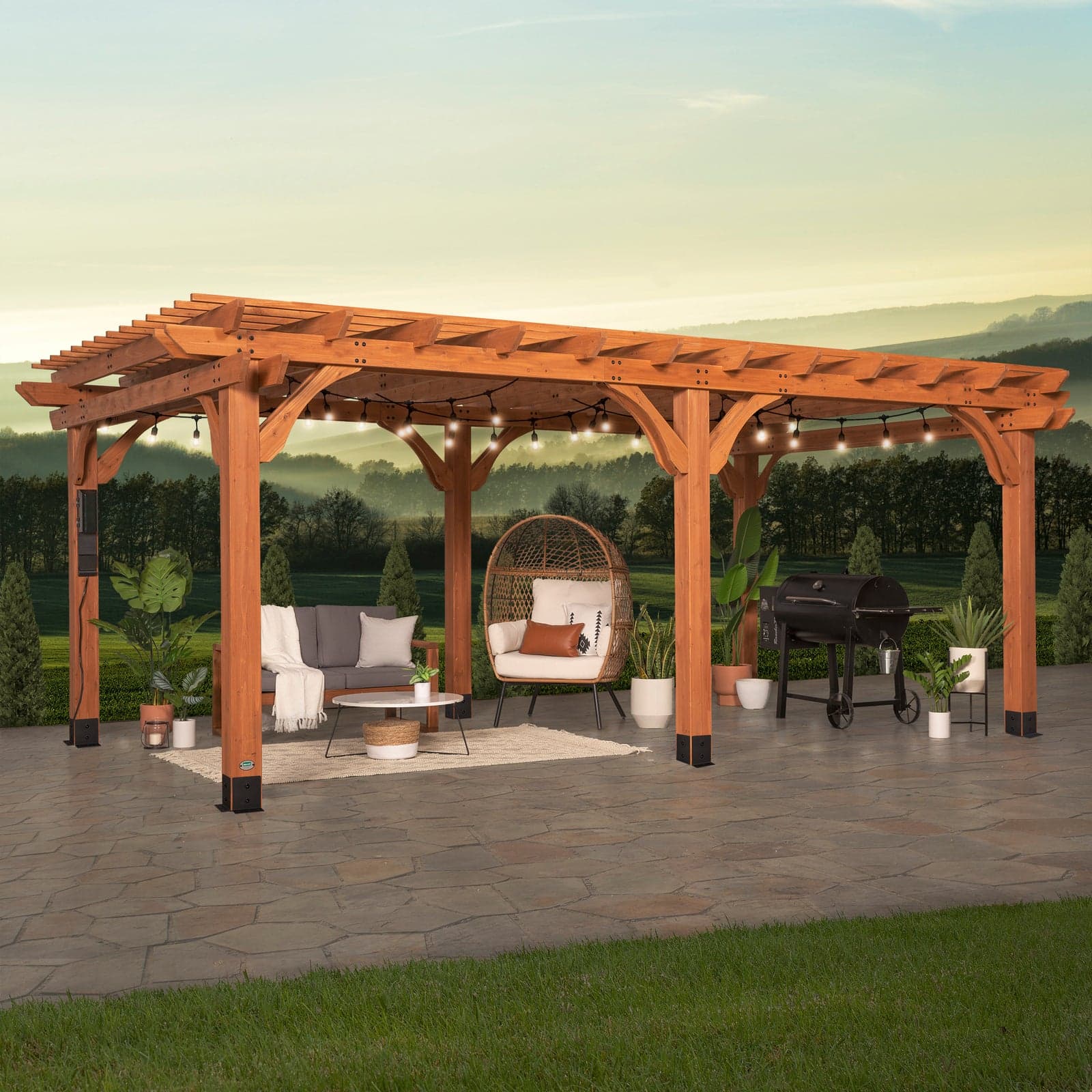 Pergola Beaumont 20×12 — vue principale